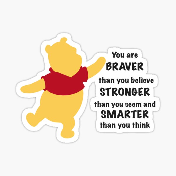 winnie the pooh funny Sticker for Sale by sotarfenama