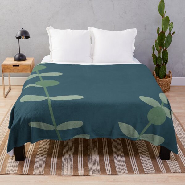 Item preview, Modern Eucalyptus Art Print Blue designed and sold by technicolorable_art.