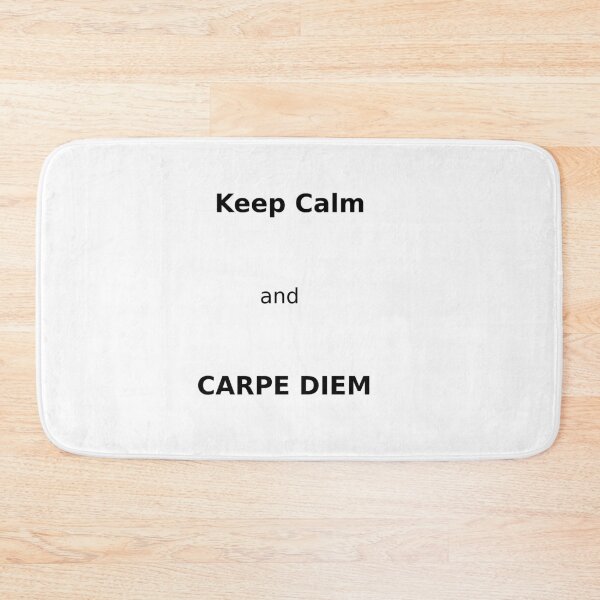 Item preview, "Keep calm and Carpe diem" t-shirt designed and sold by NeufHuitSix WF.