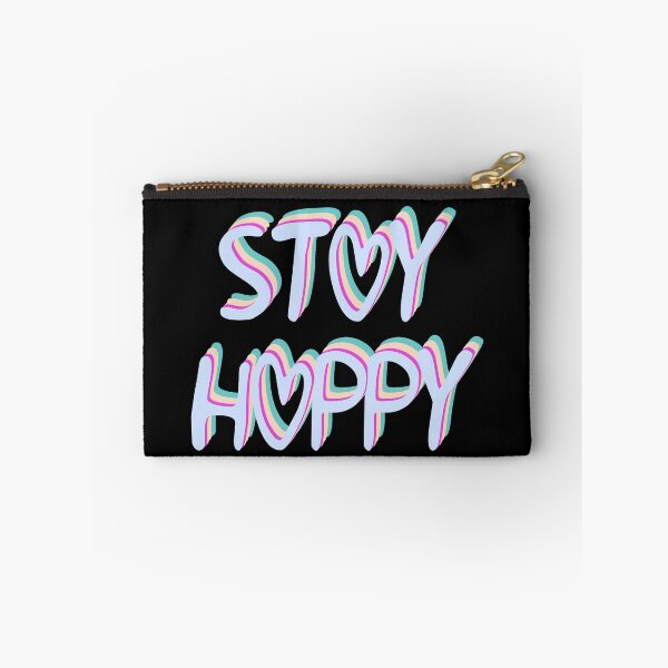 Item preview, Stay Happy Hearts Text Multicolor 4 designed and sold by everything4eva.