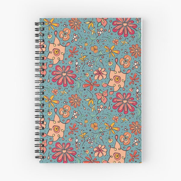 Item preview, Blossom Burst Blue - Hand Drawn Floral Pattern designed and sold by DeAnne Bedier.