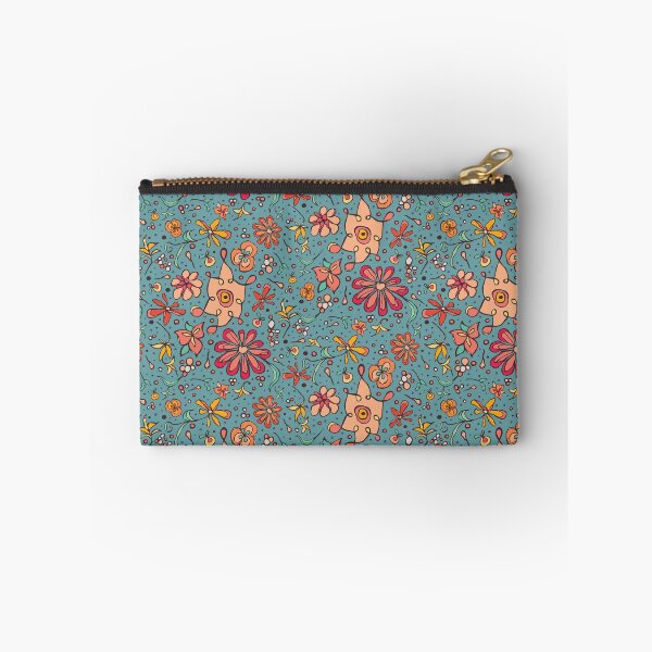 Item preview, Blossom Burst Blue - Hand Drawn Floral Pattern designed and sold by DeAnne Bedier.