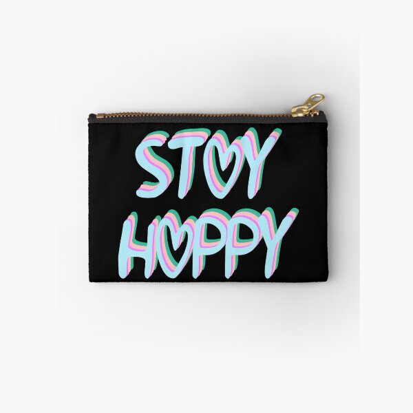 Item preview, Stay Happy Hearts Text Multicolor 7 designed and sold by everything4eva.