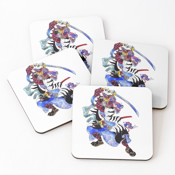 Item preview, Boar Samurai with a sword in Japanese style designed and sold by ostman.