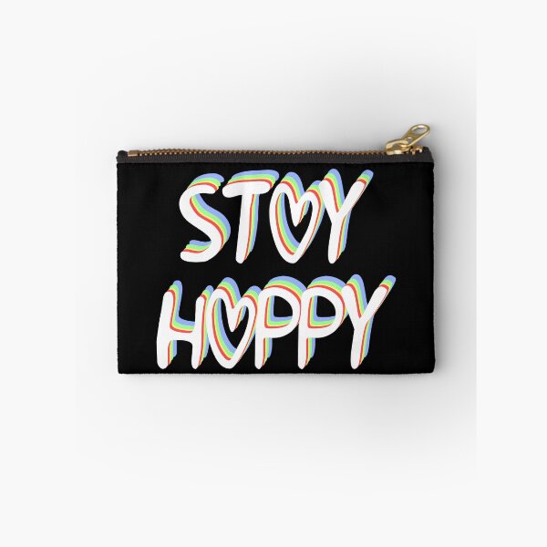 Item preview, Stay Happy Hearts Text Multicolor 1 designed and sold by everything4eva.