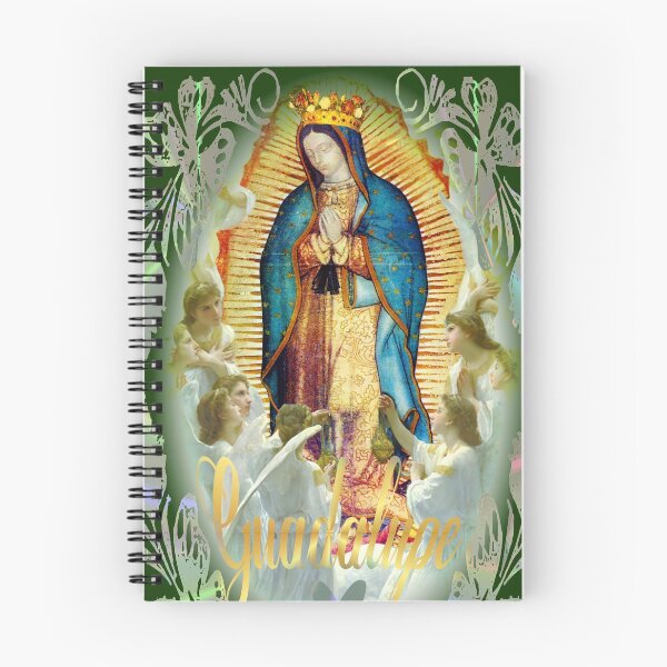 Item preview, Our Lady of Guadalupe Mexican Virgin Mary Mexico Angels Tilma 20-107 designed and sold by hispanicworld.
