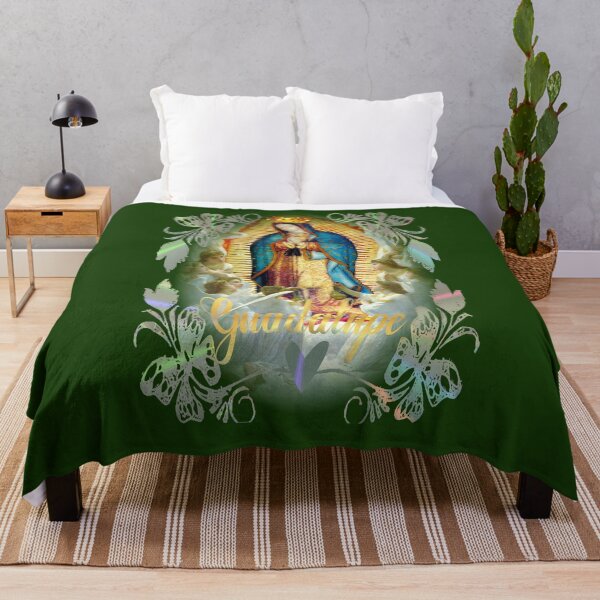 Item preview, Our Lady of Guadalupe Mexican Virgin Mary Mexico Angels Tilma 20-107 designed and sold by hispanicworld.