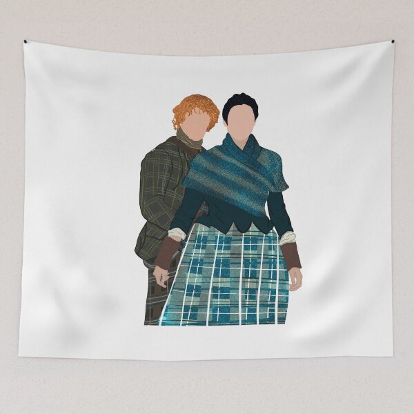 Item preview, Claire and Jamie Fraser designed and sold by CassReads.