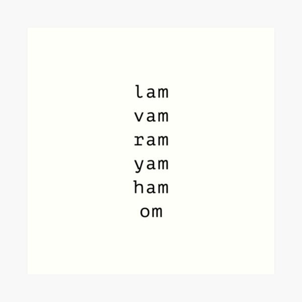 Item preview, Bija Mantras designed and sold by wordspells.