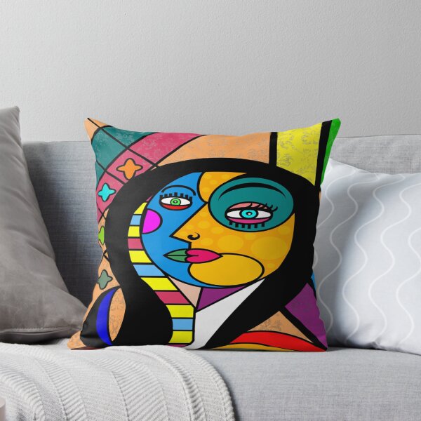 Item preview, Funky Abstract Mona Lisa Art Face designed and sold by jantulov.