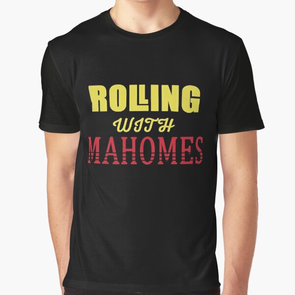 Teeshirtpalace Rolling with Mahomes KC Football Kids T-Shirt