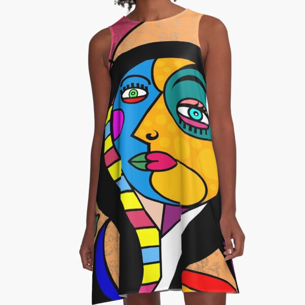 Item preview, Funky Abstract Mona Lisa Art Face designed and sold by jantulov.