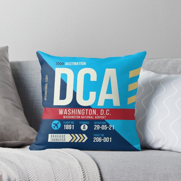 Item preview, Washington, D.C. (DCA) Airport Code Baggage Tag designed and sold by SLAG-Creative.