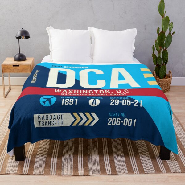 Item preview, Washington, D.C. (DCA) Airport Code Baggage Tag designed and sold by SLAG-Creative.