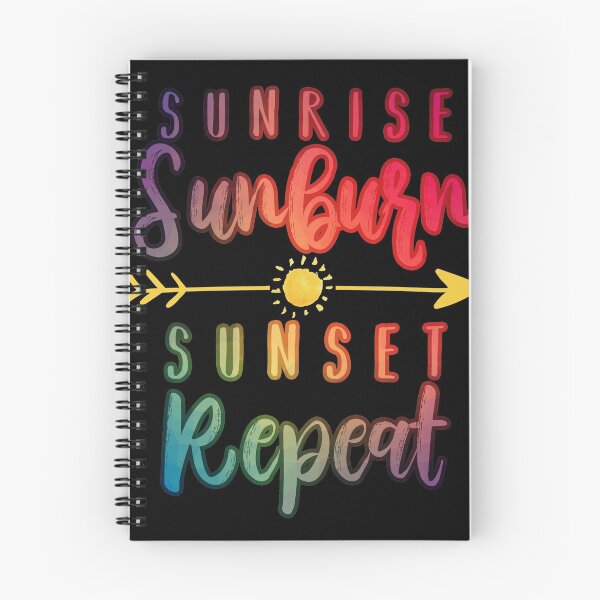 Item preview, Sunrise Sunburn Sunset Repeat designed and sold by BaseStore.