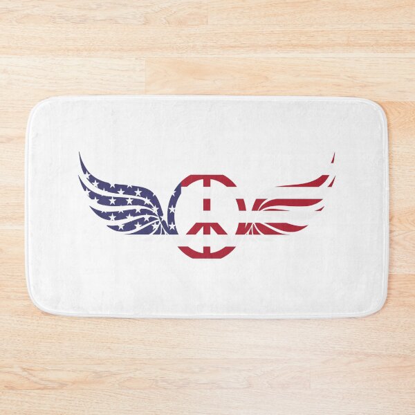 Item preview, Patriotic Peace sign with wings drawing for men or women designed and sold by BRtisticDesigns.