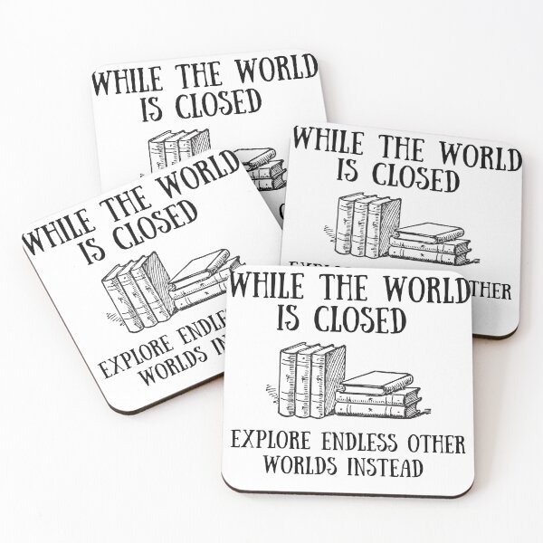 Item preview, Explore Endless Other Worlds While Ours is Closed designed and sold by JJRenae.