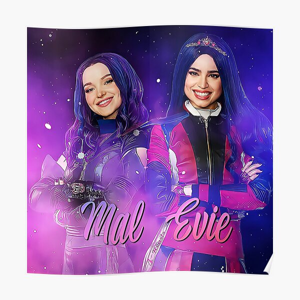Mal and Evie - Descendants 3 Poster