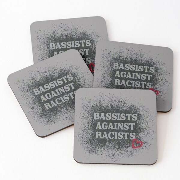 Item preview, Bassists Against Racists designed and sold by Diego Suazo.