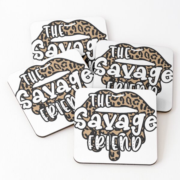Item preview, the savage friend matching best friends bff  designed and sold by GoodyLeo.