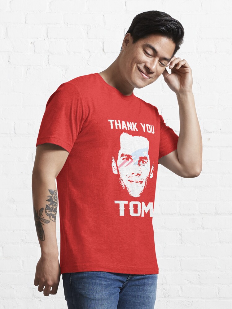 Thank You Tom Shirt – Tee For Men Tom Brady Left Patriiot Vintage  Essential T-Shirt for Sale by GFGFKQA