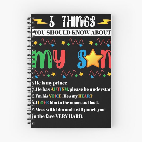 Item preview, 5 Things You Should Know About My Son Autism designed and sold by BaseStore.