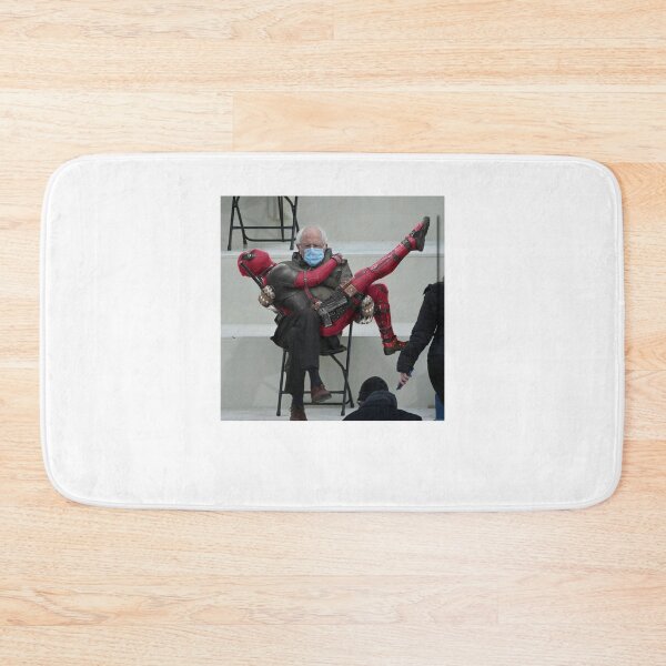 Item preview, Bernie Sanders Funny Meme Mittens Sitting Chair Inauguration designed and sold by LifeQuotes.