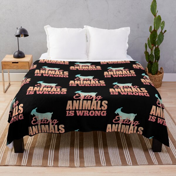 Item preview, Eating animals is wrong-Funny designed and sold by KGN CREATIVITY.