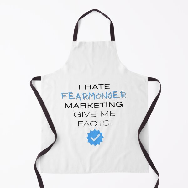 Item preview, I Hate Fearmonger Marketing - Give Me Facts - blue designed and sold by JJRenae.