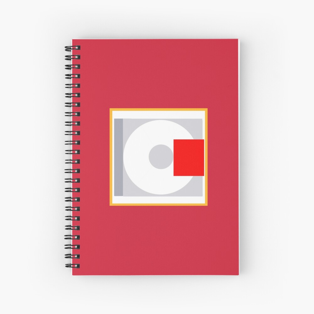 Kanye Yeezus Mbdtf Album Cover Vector Sticker Spiral Notebook By