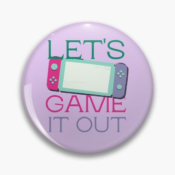 Item preview, Let's Game It Out Pink Design 2 designed and sold by SweetAndSpice.