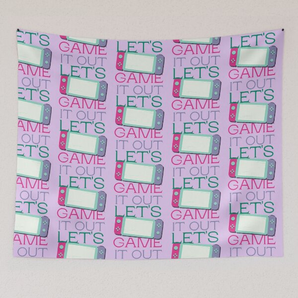 Item preview, Let's Game It Out Pink Design 2 designed and sold by SweetAndSpice.