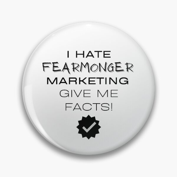Item preview, I Hate Fearmonger Marketing - Give Me Facts - black designed and sold by JJRenae.