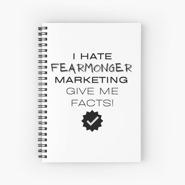 Item preview, I Hate Fearmonger Marketing - Give Me Facts - black designed and sold by JJRenae.