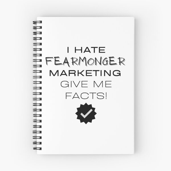 Item preview, I Hate Fearmonger Marketing - Give Me Facts - black designed and sold by JJRenae.