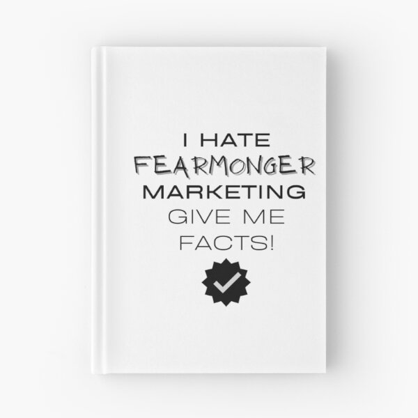 Item preview, I Hate Fearmonger Marketing - Give Me Facts - black designed and sold by JJRenae.