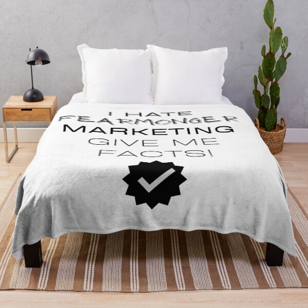 Item preview, I Hate Fearmonger Marketing - Give Me Facts - black designed and sold by JJRenae.