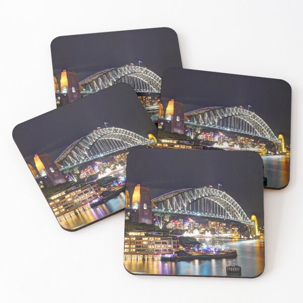 Item preview, Sydney Harbour Bridge Bathed in White designed and sold by Blackadder Photography.