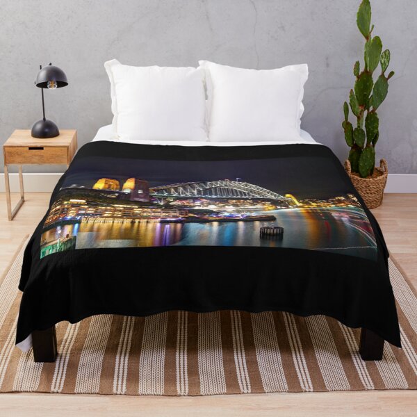 Item preview, Sydney Harbour Bridge Bathed in White designed and sold by Blackadder Photography.