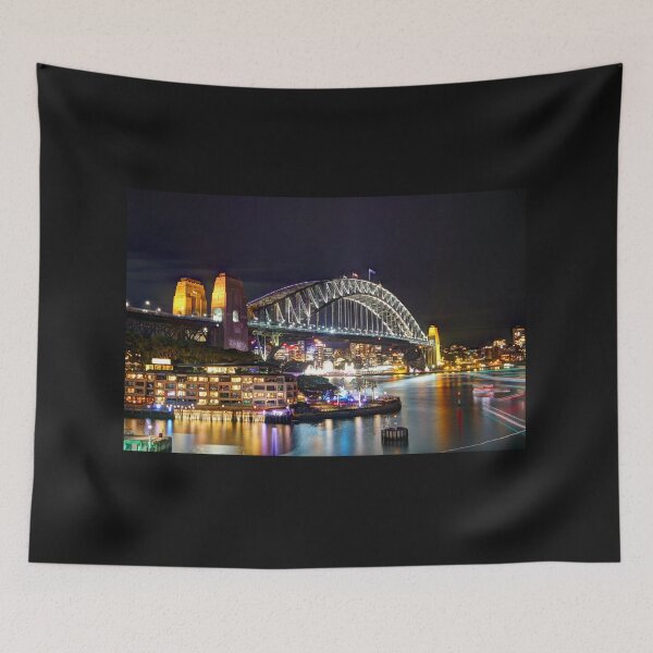Item preview, Sydney Harbour Bridge Bathed in White designed and sold by Blackadder Photography.