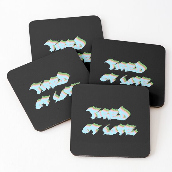 Item preview, Tired Of Life Graffiti Text Multicolor 4 designed and sold by everything4eva.
