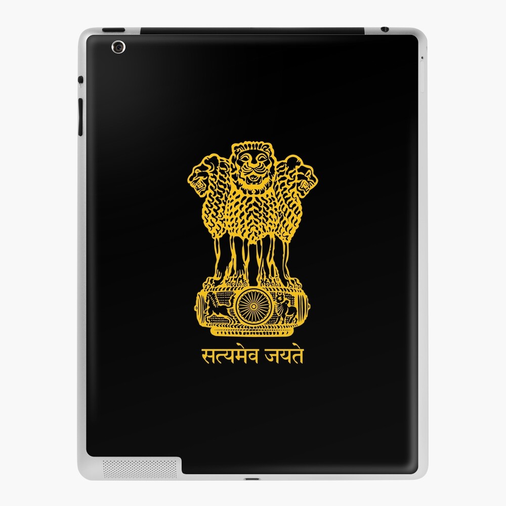 CAPE SHOPPERS Indian National Flag with Satyamev Jayate Symbol Golden Brass  Plated for Car Dashboard & Official Use : Amazon.ae: Automotive