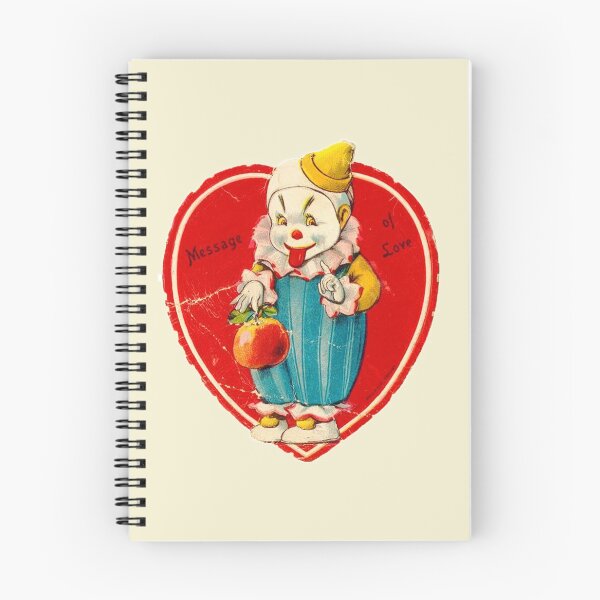 Item preview, Vintage Valentine evil clown designed and sold by Thelittlelord.