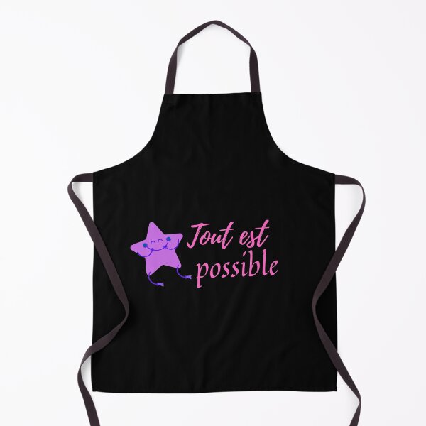 Item preview, Anything is possible - popular french quotes lovers theme gifts (in black) designed and sold by RebelliousRosee.