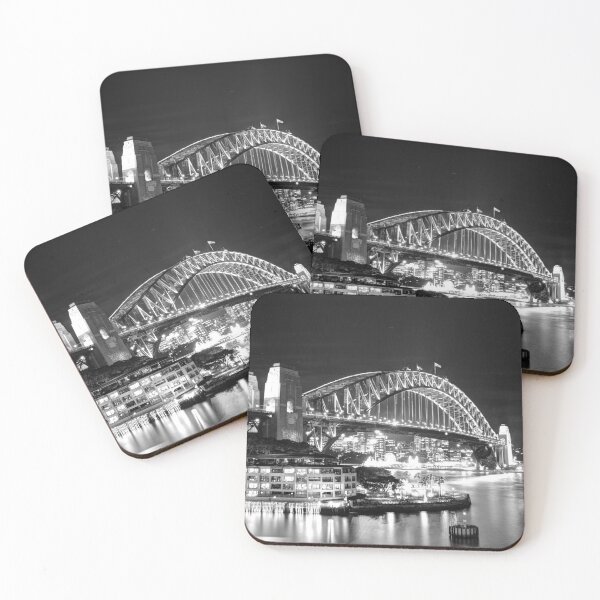 Item preview, Sydney Harbour Bridge in Black and White designed and sold by Blackadder Photography.