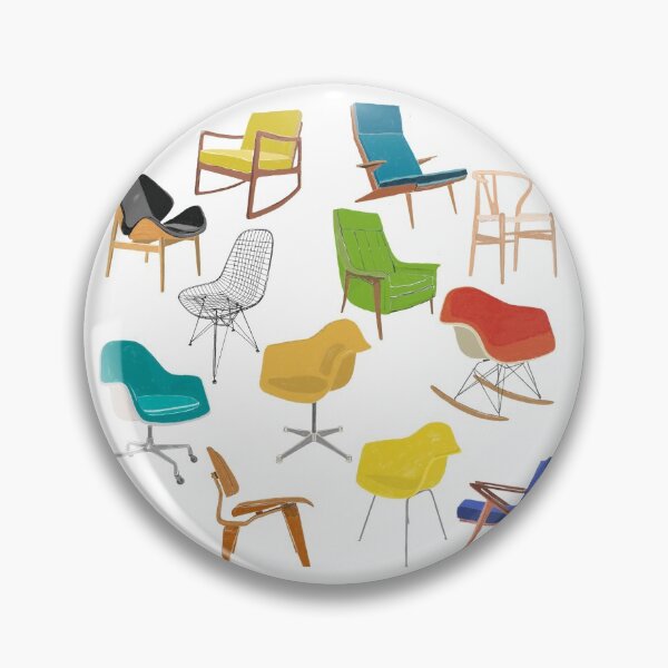 Item preview, midcentury modern chairs designed and sold by urbansketcher.