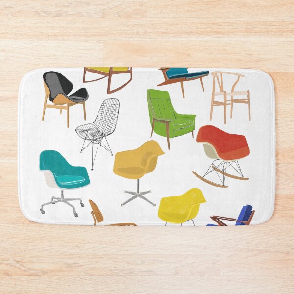 Item preview, midcentury modern chairs designed and sold by urbansketcher.