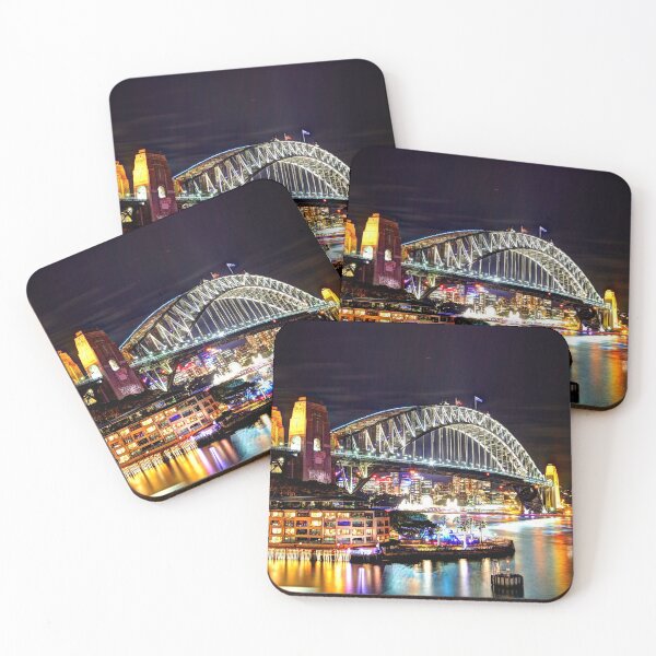 Item preview, Sydney Harbour Bridge Bathed in White II designed and sold by Blackadder Photography.