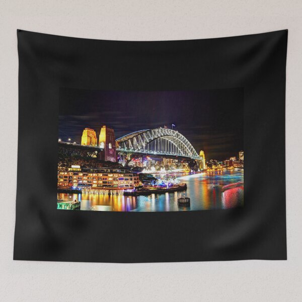 Item preview, Sydney Harbour Bridge Bathed in White II designed and sold by Blackadder Photography.