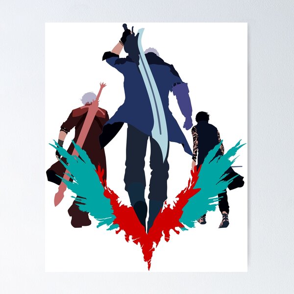 Dante - Devil May Cry - Son of Sparda  Poster for Sale by Splatter-arts